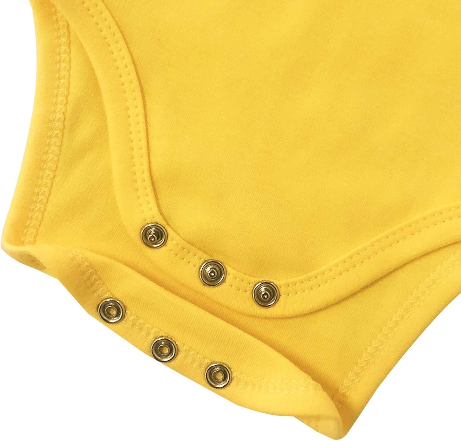 Unisex Baby Onsies Solid Baby Bodysuit Romper Blank for 0-24 Months Boys Girls