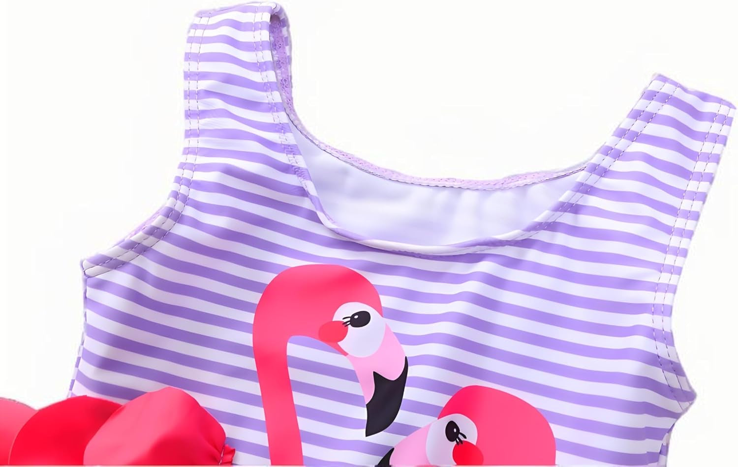 Baby Girl One Piece Swimsuit Swimwear Toddler Kid Flamingo Bikini Bathing Suit Sunsuit Rash Guard 1-5T