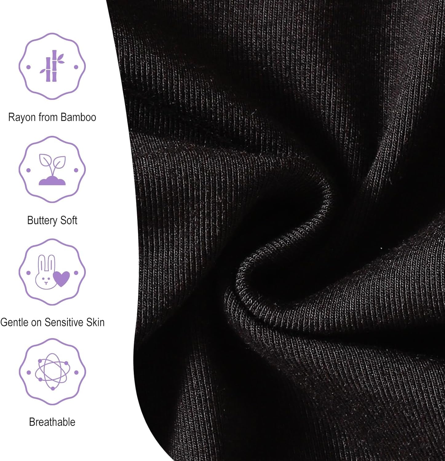 2-Pack Unisex Baby Bodysuit Super Soft Viscose from Bamboo - Solid Long Sleeve Baby Boys Girls Onsies