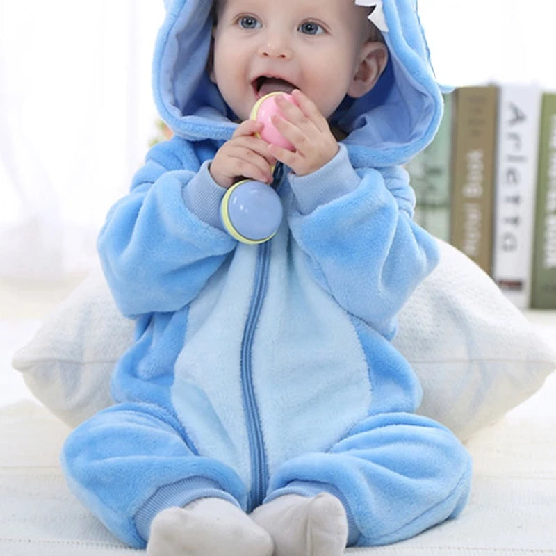 Baby Rompers Winter Kigurumi Lion Costume for Girls Boys Toddler Animal Jumpsuit Infant Clothes Pyjamas Kids Overalls Ropa Bebes
