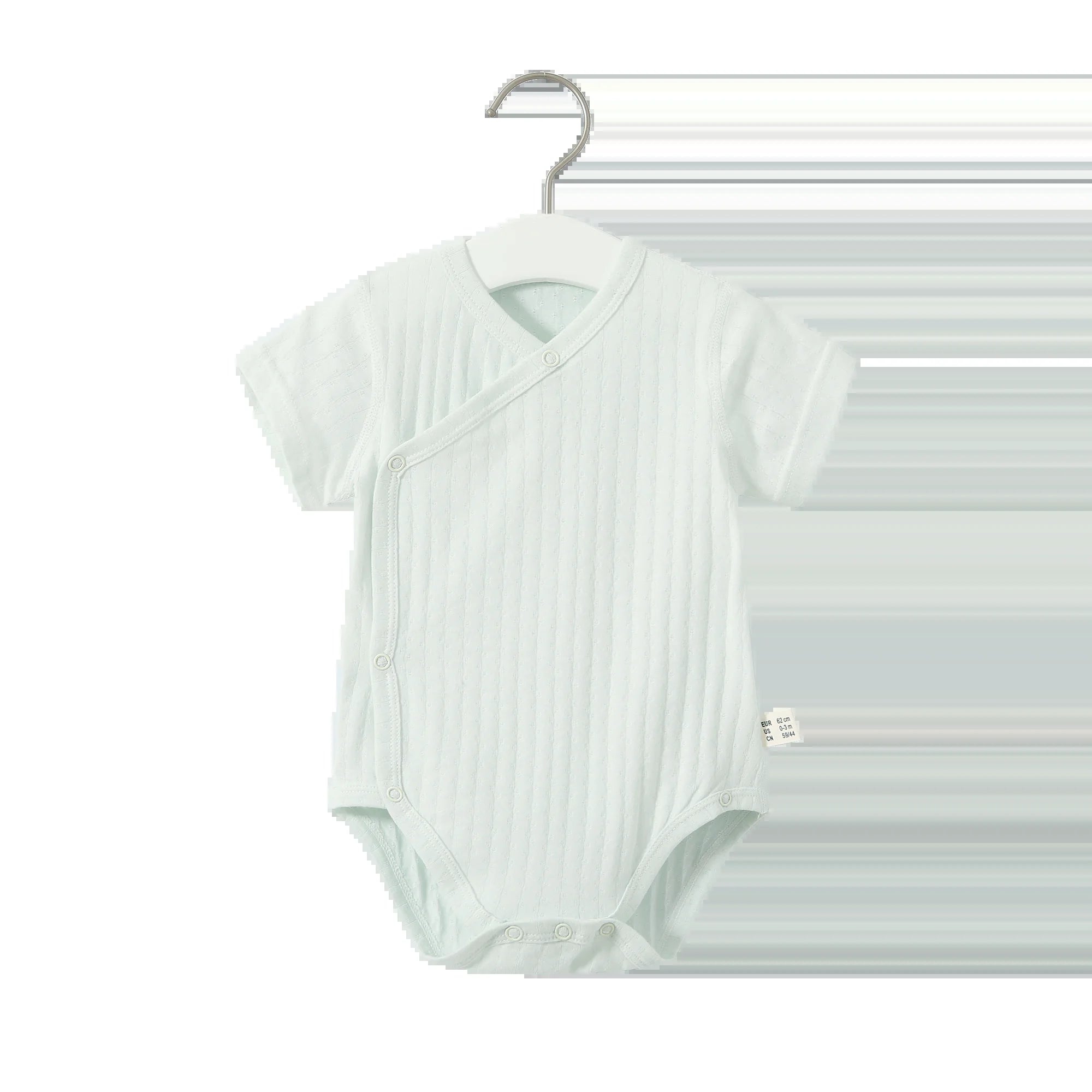 Breathable Fabric Summer Newborn Baby Girls Boys Romper 100% Cotton Short Sleeves Bodysuit Infant Baby Clothes